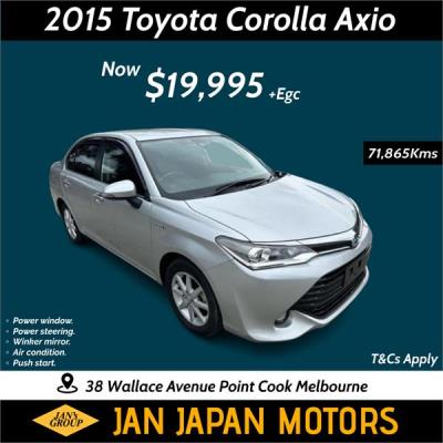 2015 Toyota Corolla Axio Sedan NKE165 for sale in Point Cook